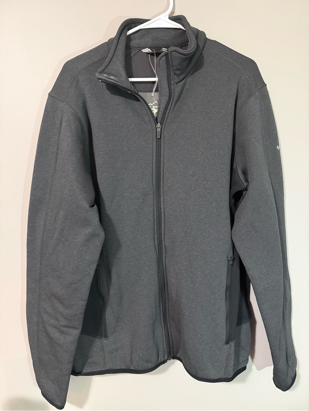 Eddie Bauer Dark Gray Full-Zip Performance Jacket Size Large NWT